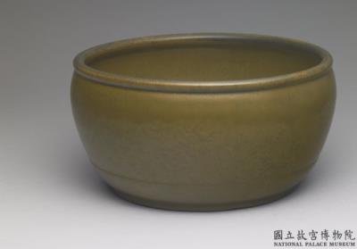 图片[2]-Basin in tea-dust glaze, Qing dynasty, Yongzheng reign (1723-1735)-China Archive